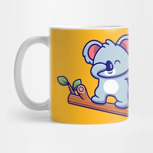 Cute Koala Dabbing On The Tree Mug